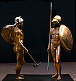 Reconstruction of bronze Riace Warrior A, Vinzenz Brinkmann, Bronze cast